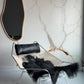 ONE OF A KIND Black/White Icelandic Sheepskin