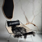 ONE OF A KIND Small Dark Natural Grey Icelandic Sheepskin