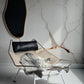 ONE OF A KIND Silver with Black Stripe Medium Wool Gotland Sheepskin
