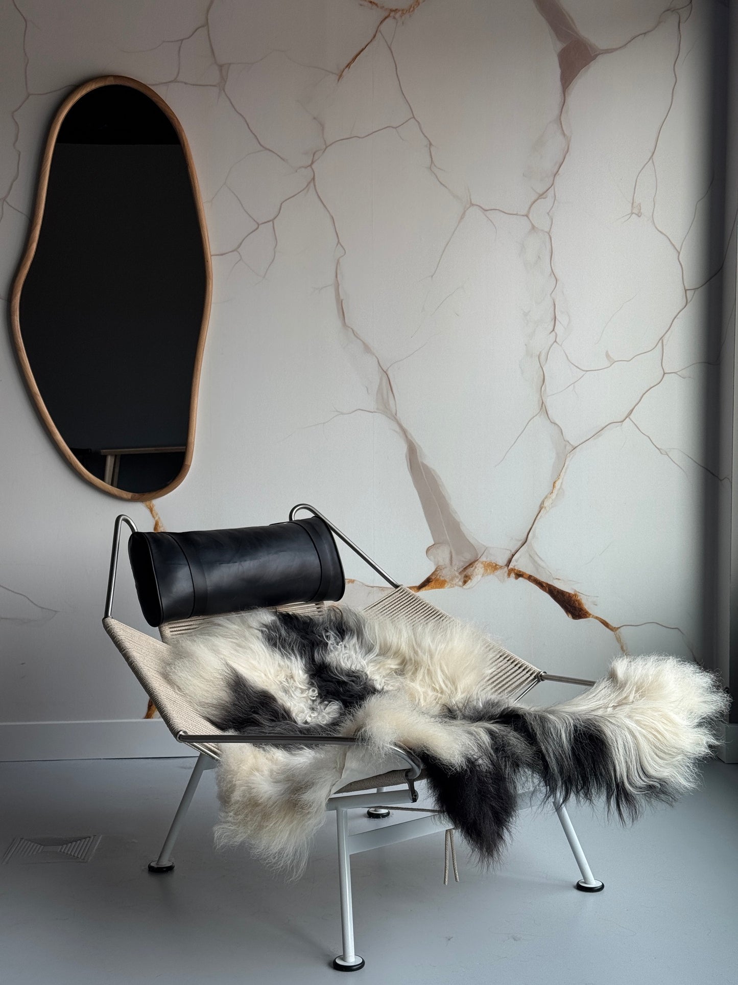 ONE OF A KIND XL Spotted Icelandic Sheepskin