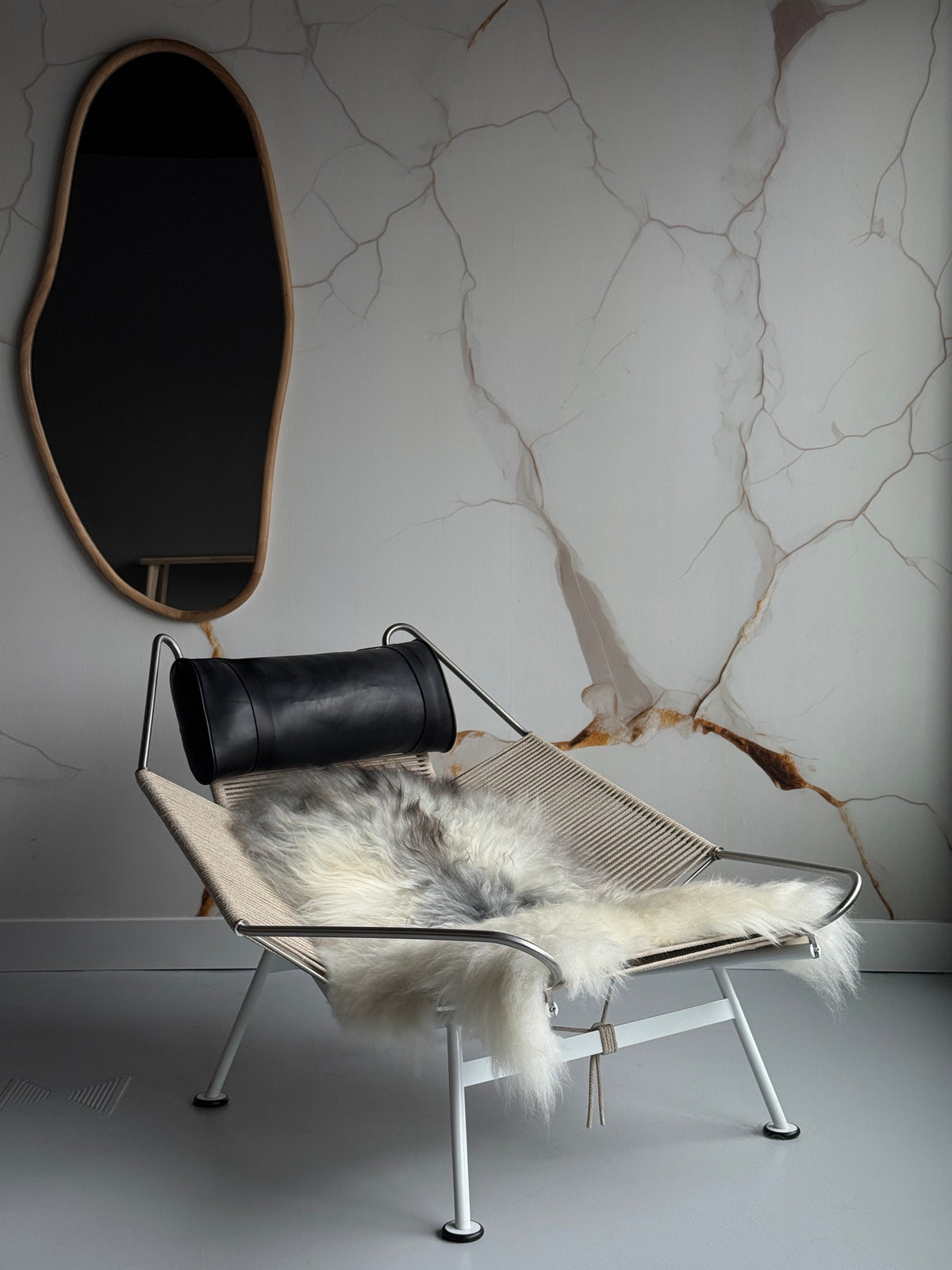 ONE OF A KIND Spotted Icelandic Sheepskin