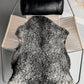 ONE OF A KIND Symmetrical Grey Pattern Medium Wool Gotland Sheepskin