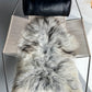ONE OF A KIND Light Natural Grey Icelandic Sheepskin