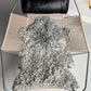 ONE OF A KIND Silver Medium Wool Gotland Sheepskin