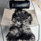 ONE OF A KIND Small Dark Natural Grey Icelandic Sheepskin