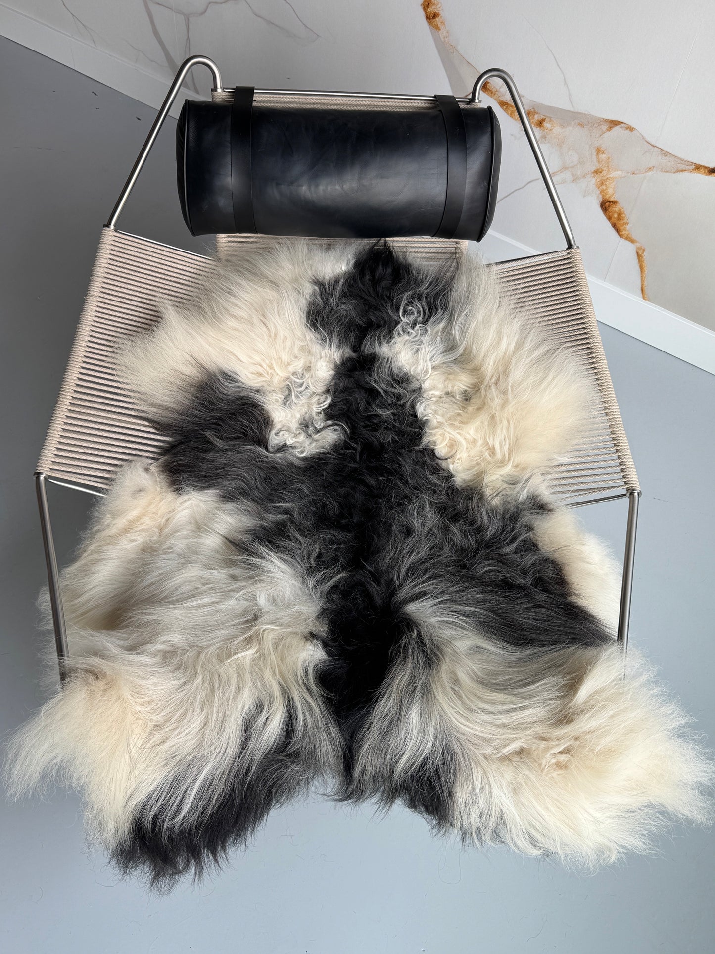 ONE OF A KIND XL Spotted Icelandic Sheepskin