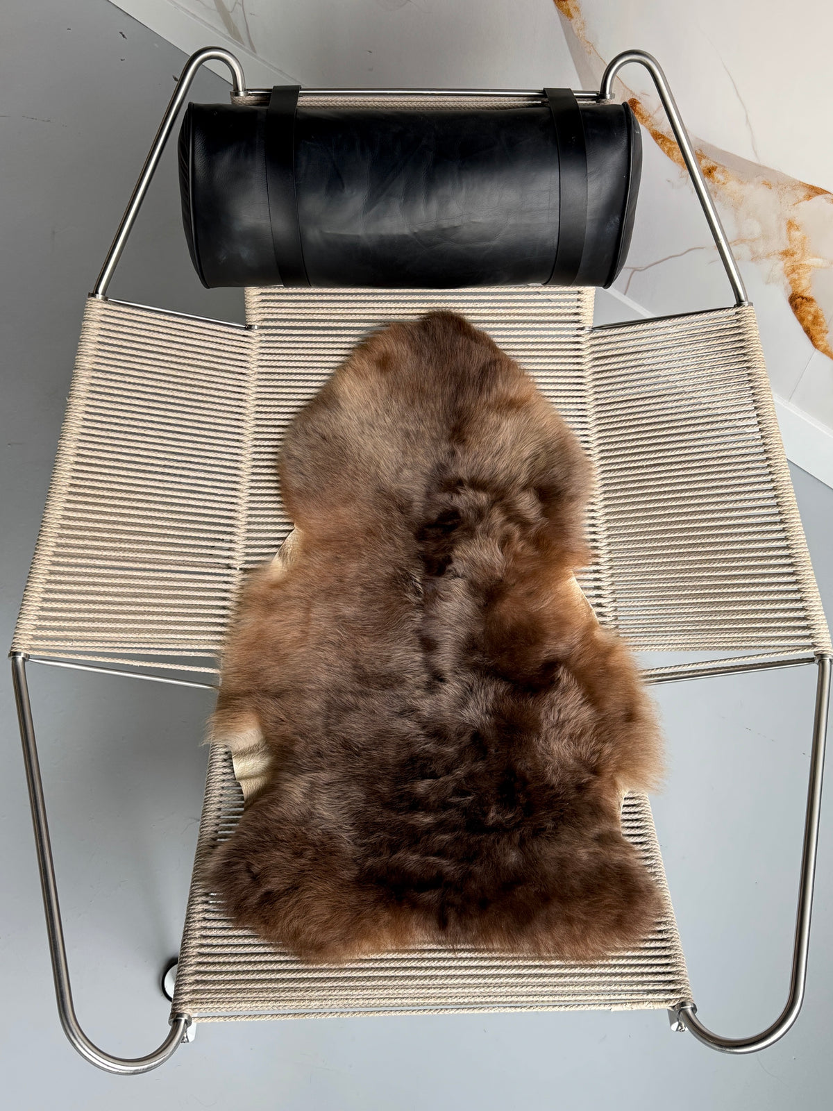 ONE OF A KIND Brown Albanian Sheepskin