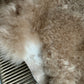 ONE OF A KIND Large Shorn Dark Nude Icelandic Sheepskin