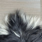 ONE OF A KIND Black/White Icelandic Sheepskin