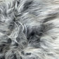 ONE OF A KIND Light Natural Grey Icelandic Sheepskin