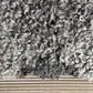 ONE OF A KIND Symmetrical Light Grey Pattern Medium Wool Gotland Sheepskin