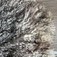 ONE OF A KIND Gotland Long Wool Grey with Brown curls Sheepskin
