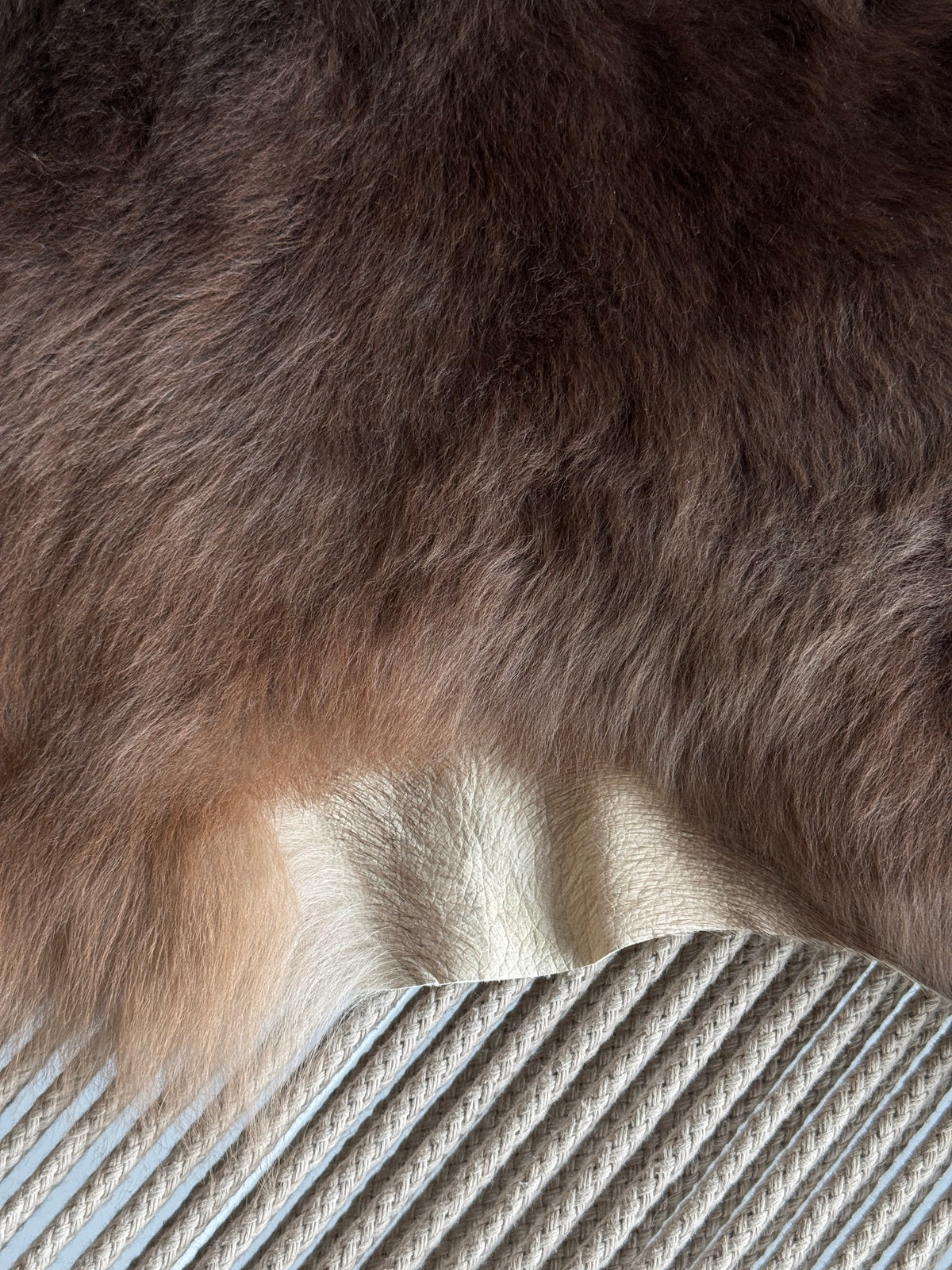 ONE OF A KIND Brown Albanian Sheepskin