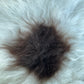 ONE OF A KIND White with single Brown spot Icelandic Sheepskin