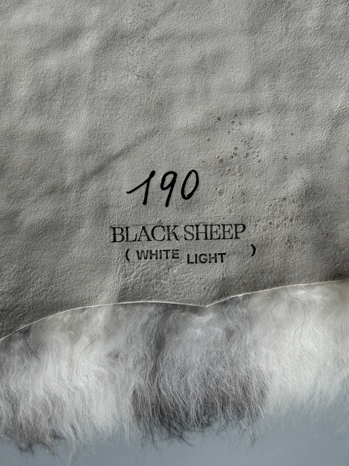 ONE OF A KIND Natural Grey Motley Icelandic Sheepskin
