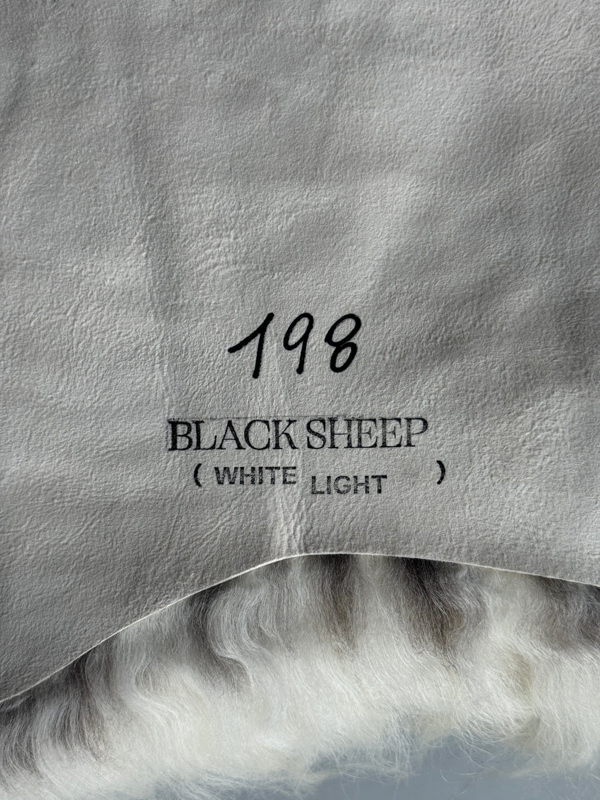 ONE OF A KIND White/Yellow Icelandic Sheepskin