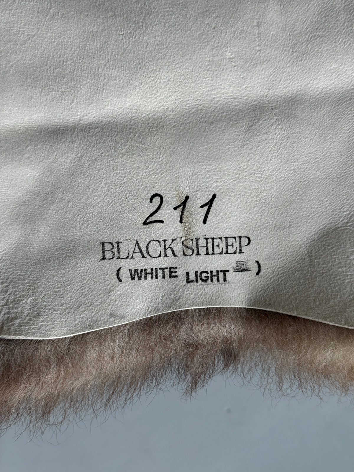 ONE OF A KIND Brown Albanian Sheepskin