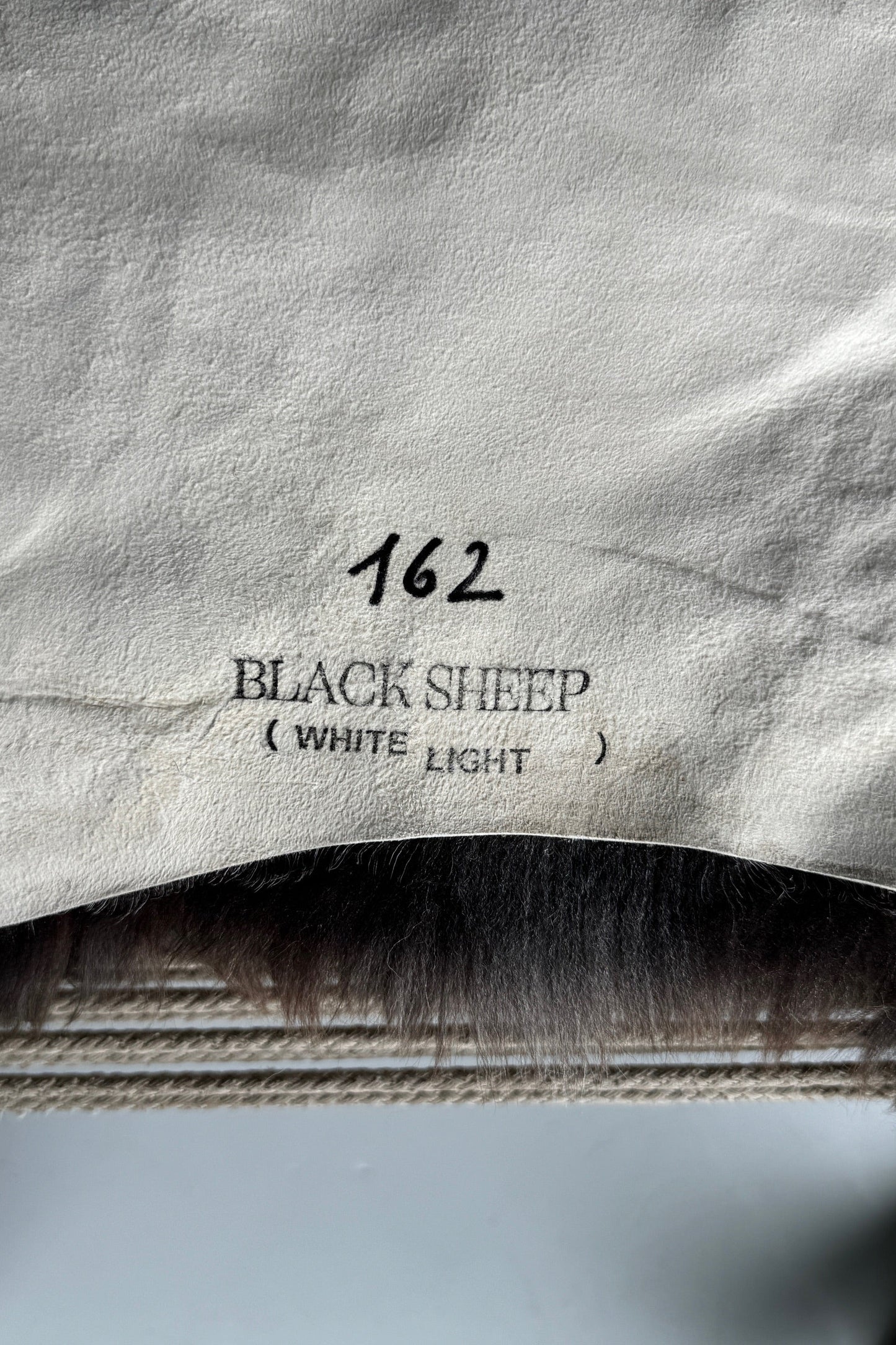 ONE OF A KIND Welsh Dark Edges Sheepskin