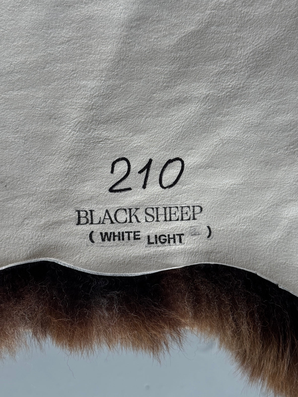 ONE OF A KIND Brown Blend Welsh Sheepskin