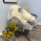 ONE OF THE KIND Gotland White Medium Wool Sheepskin