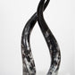 Ankole Dark Decorative Horn Set - Black Sheep (White Light)