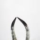 Ankole Dark Decorative Horn Set - Black Sheep (White Light)