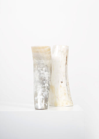 Ankole Horn Light Vase - Black Sheep (White Light)