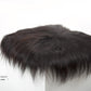 Black Icelandic Sheepskin Chair Pad - Black Sheep (White Light)