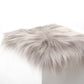 Mineral Icelandic Sheepskin Chair Pad - Black Sheep (White Light)