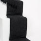 Charcoal Icelandic Wool Throw - Black Sheep (White Light)