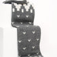 Geometric Pattern Icelandic Wool Throw - Black Sheep (White Light)