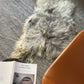 Natural Light Grey Icelandic Sheepskin - Black Sheep (White Light)