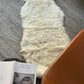 Shorn White Double Icelandic Sheepskin - Black Sheep (White Light)