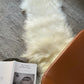 White Double Icelandic Sheepskin - Black Sheep (White Light)