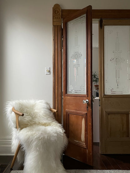 White Double Icelandic Sheepskin