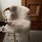 Shorn Nude Icelandic Sheepskin - Black Sheep (White Light)