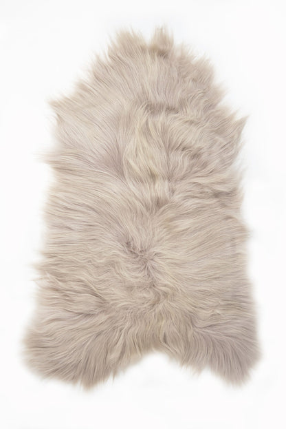 Linen Icelandic Sheepskin - Black Sheep (White Light)