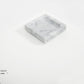 Bianco Carrara Marble Square Tray - Black Sheep (White Light)