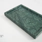 Empress Green Marble Large Rectangular Tray - Black Sheep (White Light)