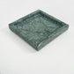 Empress Green Marble Square Tray - Black Sheep (White Light)