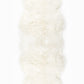 Double White Icelandic Sheepskin - Black Sheep (White Light)
