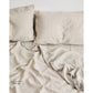 Sand Italian Linen Sheet Set - Black Sheep (White Light)