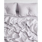 Lavender Grey Italian Linen Duvet Set - Black Sheep (White Light)